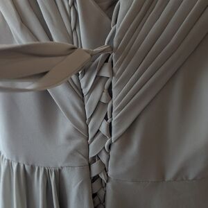 Elegant Green Pleated Dress